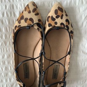 Steve Madden leopard ballet flats